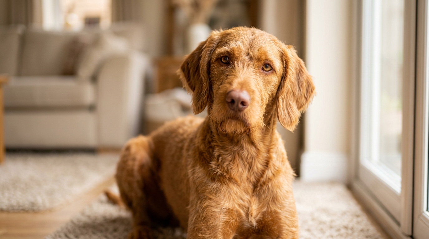 Vizsladoodle dog