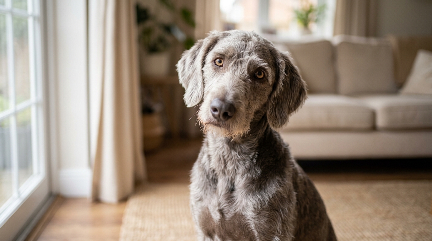 Weimardoodle dog